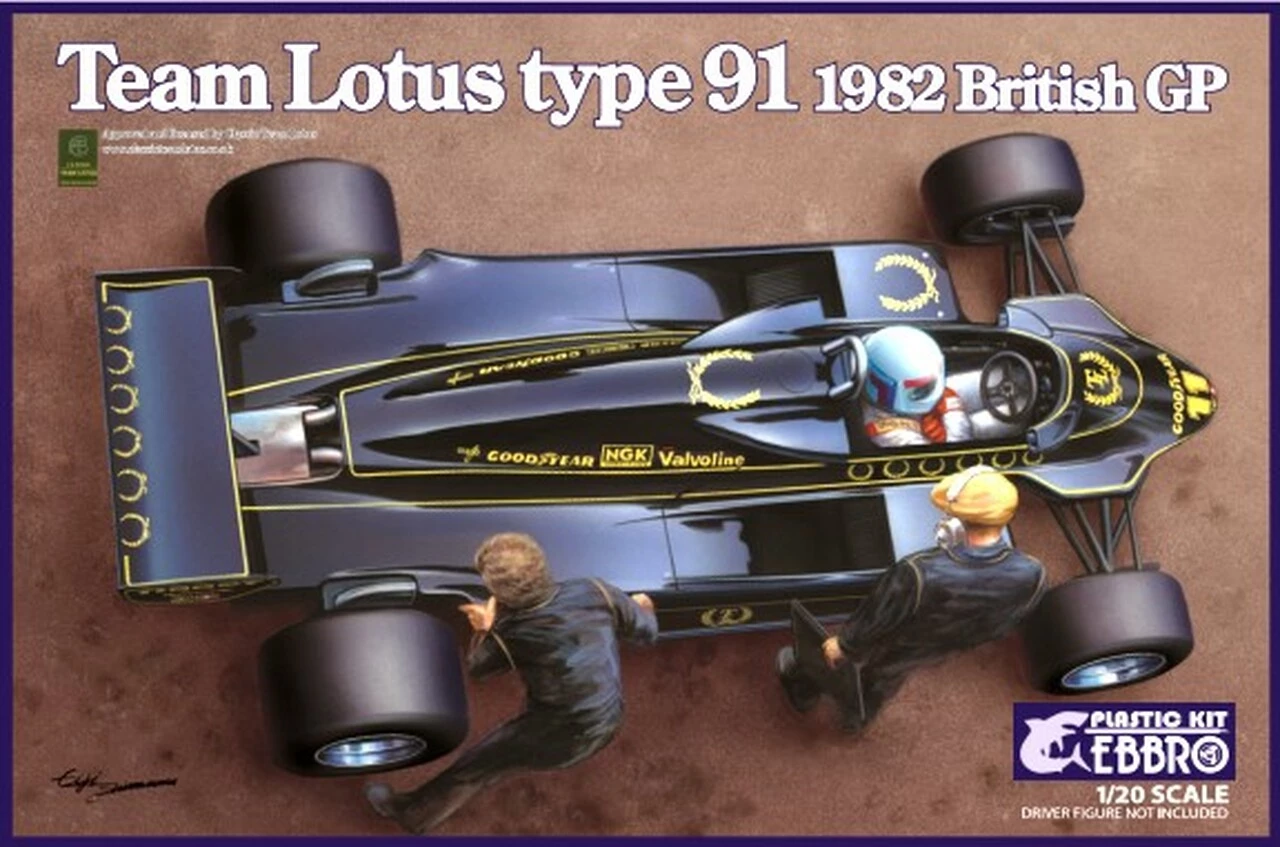 Wholesale β 1982 Lotus Type 91 Team Lotus F1 British Grand Prix Race Car 1/20 Ebbro Plastic Model Kits π 1 Wholesale β 1982 Lotus Type 91 Team Lotus F1 British Grand Prix Race Car 1/20 Ebbro Plastic Model Kits π