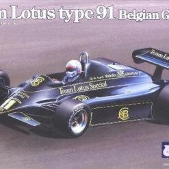 Budget ⌛ 1982 Lotus Type 91 Team Lotus F1 Belgian Grand Prix Race Car 1/20 Ebbro ⌛