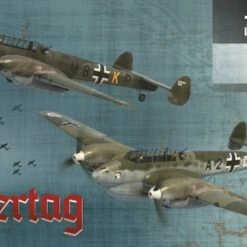 Cheap ⭐ WWII Bf 110C/D Adlertag German Heavy Fighter (Ltd Edition Plastic Kit) 1/72 Eduard 👍