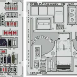 Best deal ⌛ P-51D5 Interior for RVL (Painted) 1/32 Eduard ✔️