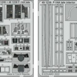 Cheapest 😀 F-14A Late Interior for TAM (Painted) 1/48 Eduard 🎉