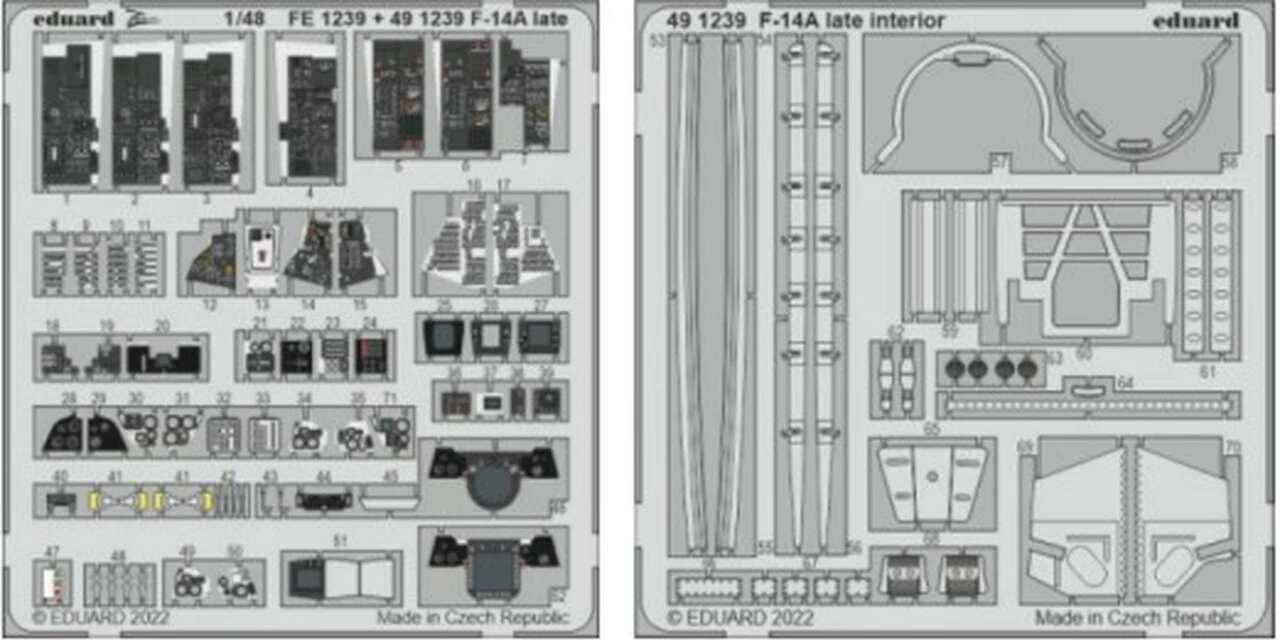 Cheapest π F-14A Late Interior for TAM (Painted) 1/48 Eduard π 1 Cheapest π F-14A Late Interior for TAM (Painted) 1/48 Eduard π