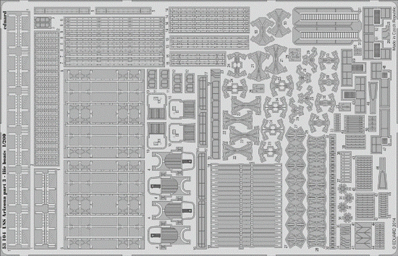 Best deal π― USS Arizona Life Boats Pt.3 for TSM 1/200 Eduard π― 1 Best deal π― USS Arizona Life Boats Pt.3 for TSM 1/200 Eduard π―