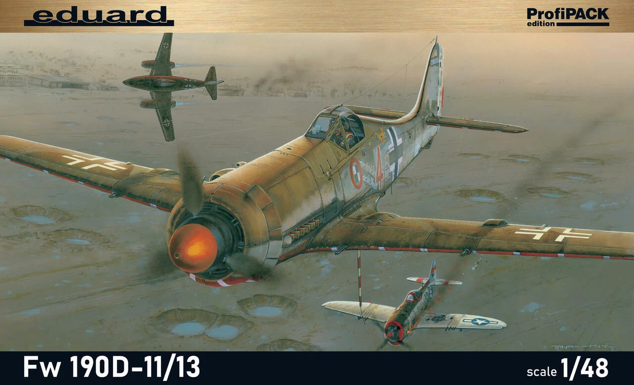 Cheap π WWII Fw 190D-11/13 German Fighter (Profi-Pack Plastic Kit) 1/48 Eduard β 1 Cheap π WWII Fw 190D-11/13 German Fighter (Profi-Pack Plastic Kit) 1/48 Eduard β