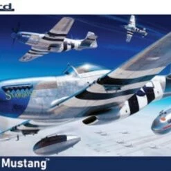 Promo ✨ WWII P-51D-5 USAAF Fighter (Wkd Edition Plastic Kit) 1/48 Eduard 🔔