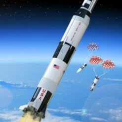 Flash Sale 😀 Saturn V Skylab Model Rocket Kit (Skill Level Master) 1/100 Estes Rockets 💯