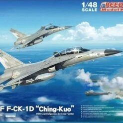 Brand new 🔥 ROCAF F-CK1D Ching Kuo Two-Seat Indigenous Defense Fighter 1/48 Freedom Model Kits 💯