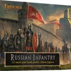 Brand new ⭐ Deus Vult Medieval Russian Infantry (25) 28mm Fireforge Games 👏