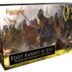 Brand new 💯 Deus Vult Foot Knights XI-XIIIc (30) 28mm Fireforge Games 🔔