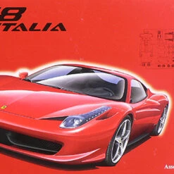 Top 10 😀 2009 Ferrari 458 Italia Sports Car 1/24 Fujimi 😍