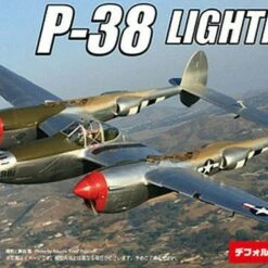 Coupon ⭐ P-38 Lightning Aircraft w/Deformation Aircraft (2 Kits) 1/144 Fujimi ❤️