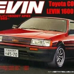 Cheap 😍 1983 Toyota Corrola AE86 Levin 1600 GT APEX 2-Door Car 1/24 Fujimi ⭐