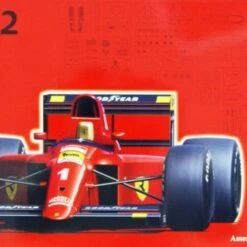 Best Pirce 🎁 Ferrari 641/2 Mexico/France GP Race Car 1/20 Fujimi 🌟
