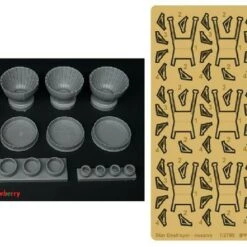 Discount 🎉 Star Wars Star Destroyer Engine Bells Detail Set for ZVE & RMX (Photo-Etch & Resin) 1/2700 Green Strawberry 🤩