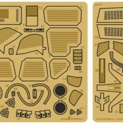 Cheap 😀 Battlestar Galactica Colonial Raptor Interior Detail Set for MOE (Photo-Etch) 1/32 Green Strawberry 👍