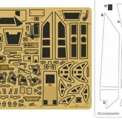 Deals 👍 Star Wars Empire Strikes Back Snowspeeder Detail Set for BAN (Photo-Etch) 1/48 Green Strawberry 🎁