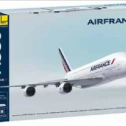 Cheapest 😀 A380 Air France Commercial Airliner w/Paint & Glue 1/125 Heller ⭐