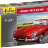New ⭐ Jaguar Type E 3L8 FHC Sports Car w/Paint & Glue 1/24 Heller 🧨