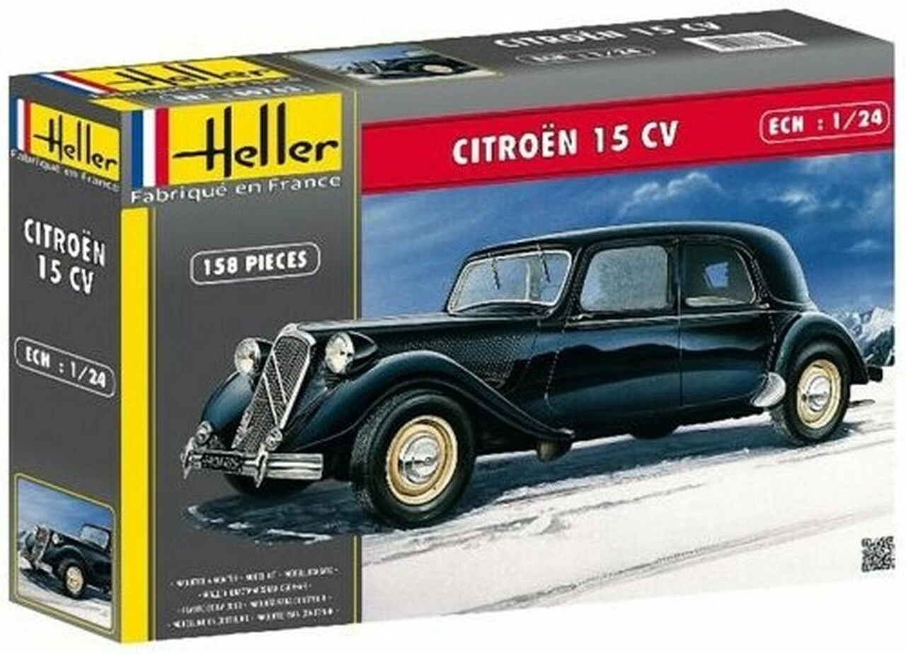 Hot Sale π Citroen 15CV 4-Door Sedan Car 1/24 Heller β 1 Hot Sale π Citroen 15CV 4-Door Sedan Car 1/24 Heller β