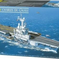 Best Pirce 🧨 Charles De Gaulle French Aircraft Carrier 2001 1/400 Heller 🌟