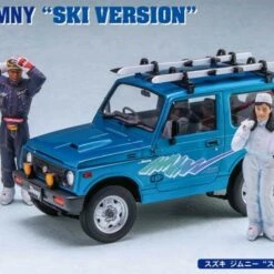 Promo 🎁 Suzuki Jimny Ski Version Car w/4 Figures (Ltd Edition) 1/24 Hasegawa 🎁
