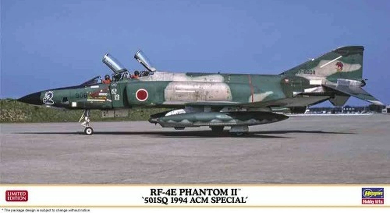 New β€οΈ RF-4E Phantom II 501st SQ 1994 ACM Special JASDF Recon Aircraft (Ltd Edition) 1/72 Hasegawa π 1 New β€οΈ RF-4E Phantom II 501st SQ 1994 ACM Special JASDF Recon Aircraft (Ltd Edition) 1/72 Hasegawa π