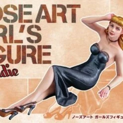 Brand new ❤️ Blondie Noseart Girl Resin Figure w/Aircraft Decals (Ltd Edition) 1/20 Hasegawa 😀