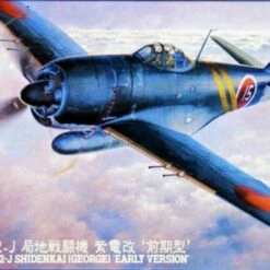 Top 10 👍 Kawanishi N1K2-J Shidenkai (George) Early Version Fighter 1/48 Hasegawa 💯
