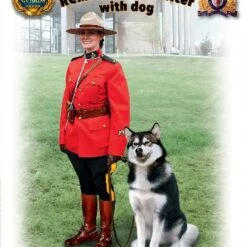 Best Sale ✨ Royal Canadian Mounted Police Female Officer & Dog 1/16 ICM Models ⭐
