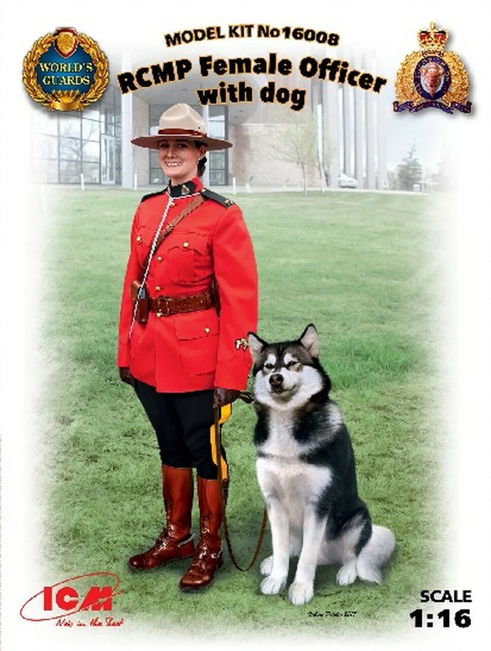 Best Sale ✨ Royal Canadian Mounted Police Female Officer & Dog 1/16 ICM Models ⭐ 1 Best Sale ✨ Royal Canadian Mounted Police Female Officer & Dog 1/16 ICM Models ⭐