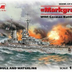 Promo π WWI German Markgraf Battleship 1/700 ICM Models β