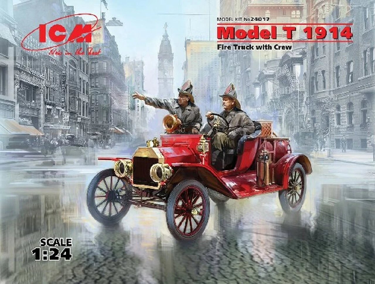 Wholesale π Model T 1914 Fire Truck & Crew 1/24 ICM Models π 1 Wholesale π Model T 1914 Fire Truck & Crew 1/24 ICM Models π