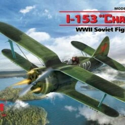 Best Sale 😀 WWII Soviet I-153 Chaika Fighter 1/32 ICM Models 🔥