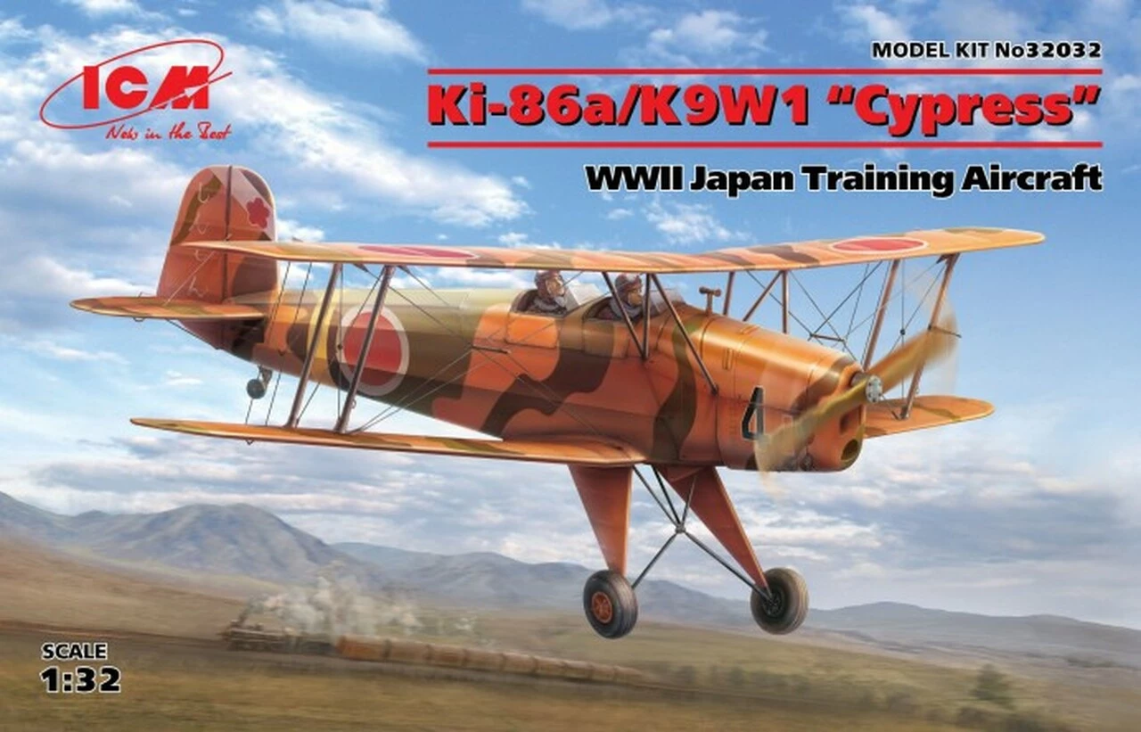 New π WWII Japanese Ki86a/K9W1 Cypress Training BiPlane 1/32 ICM Models 𧨠1 New π WWII Japanese Ki86a/K9W1 Cypress Training BiPlane 1/32 ICM Models π§¨