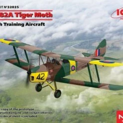 Budget 👍 DH82A Tiger Moth British Training Aircraft 1/32 ICM Models ⌛