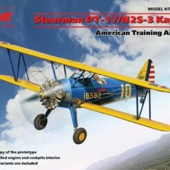 Promo 🛒 Stearman PT-17/N2S-3 Kaydet American Training Aircraft 1/32 ICM Models 🌟