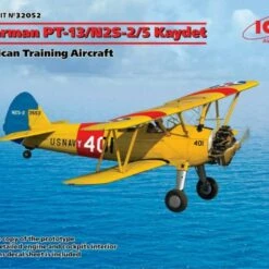 Best deal 🧨 Stearman PT-13/N2S-2/5 Kaydet American Training Aircraft 1/32 ICM Models 😀