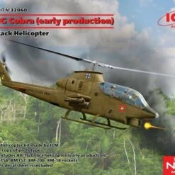 Best Sale 👍 US Army AH-1G Cobra Early Production Attack Helicopter 1/32 ICM Models 👍