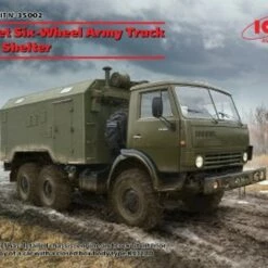 Best deal 🎉 Soviet Six-Wheel Army Truck w/Shelter 1/35 ICM Models ❤️