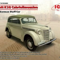Best deal 😍 WWII German Kadett K38 Convertible Staff Car w/Top Up 1/35 ICM Models 🧨