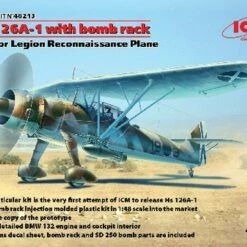 Top 10 ✔️ Hs 126A-1 Condor Legion Reconnaissance Plane with Bomb Rack 1/48 ICM Models 💯