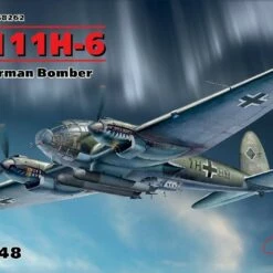 Coupon ❤️ He 111H-6 WWII German Bomber 1/48 ICM Models ✔️
