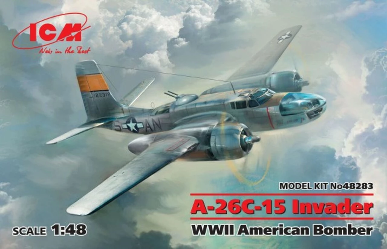 Promo β€οΈ WWII USAF A-26C-15 Invader Bomber 1/48 ICM Models π€© 1 Promo β€οΈ WWII USAF A-26C-15 Invader Bomber 1/48 ICM Models π€©