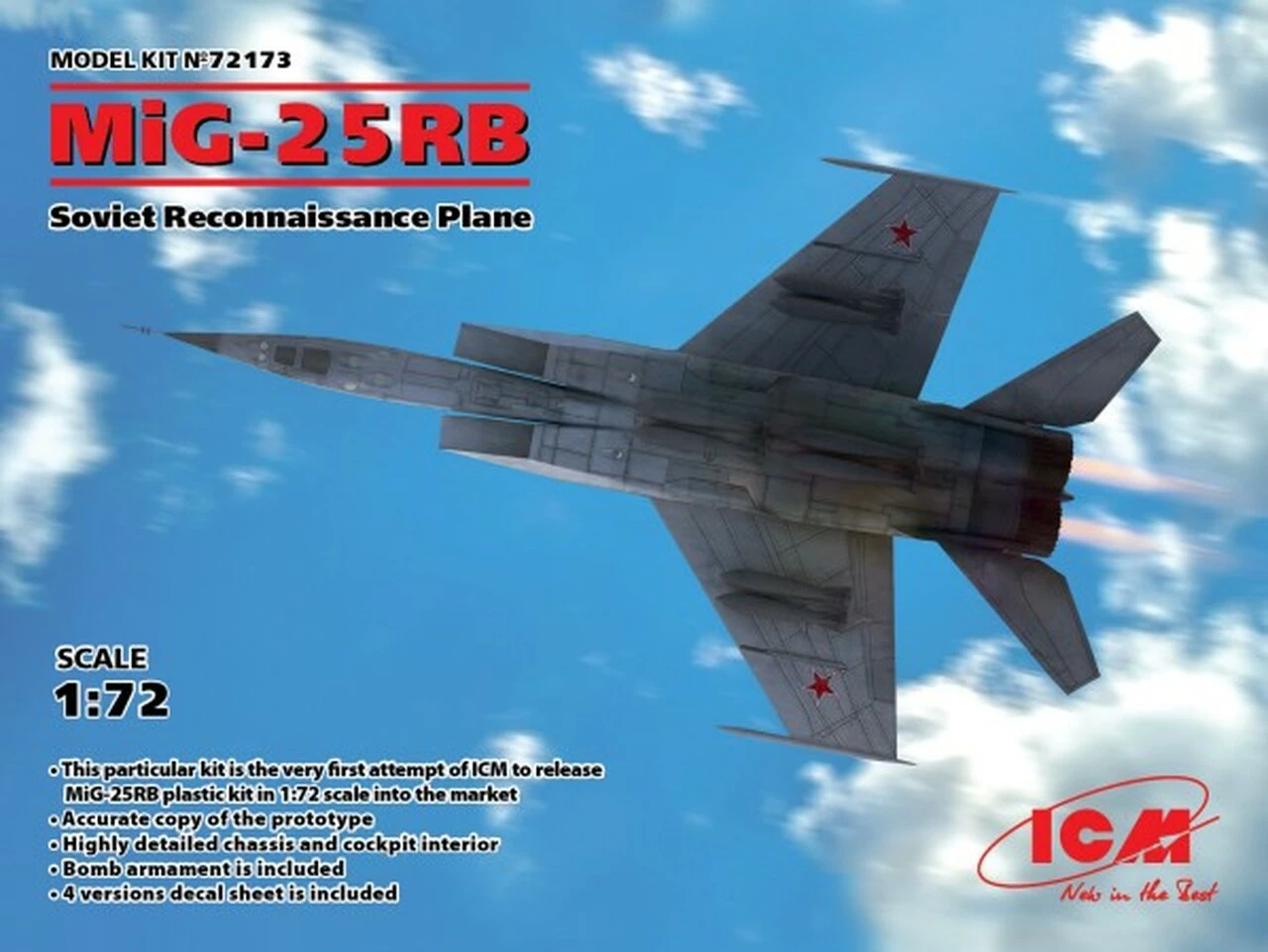 Best deal π― Soviet MiG-25RB Recon Aircraft 1/72 ICM Models π€© 1 Best deal π― Soviet MiG-25RB Recon Aircraft 1/72 ICM Models π€©