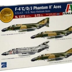 Top 10 🎁 F-4C/D/J Phantom II Aces USAF/USN Vietnam Fighter 1/72 Italeri 🤩