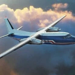 New 🔔 Fokker F27-400 Friendship Twin-Engine Aircraft 1/72 Italeri 🎉