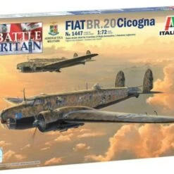 Promo ❤️ Fiat BR20 Cicogna Fighter Battle of Britain 80th Anniversary 1/72 Italeri 🎉