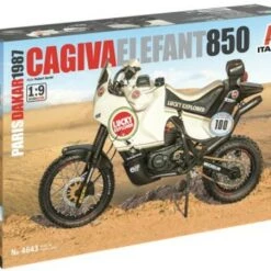 New 🔥 1987 Cagiva Elephant 850 Paris-Dakar Motorcycle 1/9 Italeri 🎉