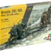 Flash Sale 🔥 Horse Drawn Breda 20 Gun/65 Mod.35 w/2 Soldiers 1/35 Italeri ✔️