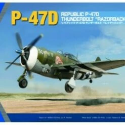 Brand new ❤️ P-47D Thunderbolt Razorback Fighter 1/24 Kinetic Models ✔️